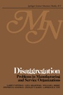 Cover: Disaggregation - Springer