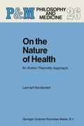 Cover: On the Nature of Health - Springer