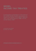 Cover: Model Income Tax Treaties - Springer