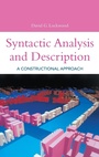 Cover: Syntactic Analysis and Description - Continuum International Publishing Group Ltd.