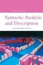 Cover: Syntactic Analysis and Description - Continuum International Publishing Group Ltd.