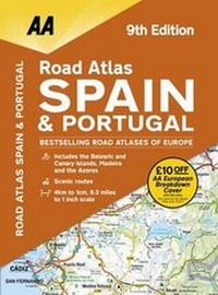 Abbildung von: Road Atlas Spain & Portugal - Automobile Association