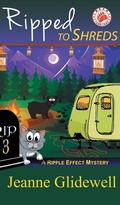Cover: Ripped to Shreds (A Ripple Effect Mystery, Book 3) - Epublishing Works!