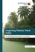 Cover: Inspiring Poems from India - Justfiction Edition