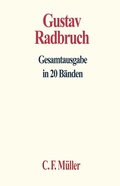 Cover: Gustav Radbruch Gesamtausgabe - C.F. M&uuml;ller