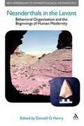 Cover: Neanderthals in the Levant - Leicester University Press