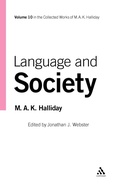 Cover: Language and Society - Continuum International Publishing Group Ltd.