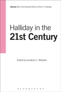 Cover: Halliday in the 21st Century - Bloomsbury Academic