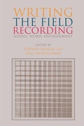 Cover: Writing the Field Recording - Edinburgh University Press
