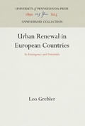 Cover: Urban Renewal in European Countries - University of Pennsylvania Press