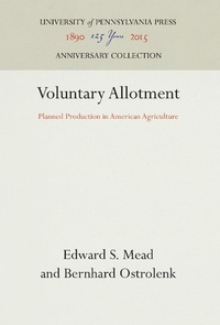 Abbildung von: Voluntary Allotment - University of Pennsylvania Press