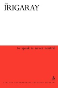 Cover: To Speak is Never Neutral - Mansell Publishing
