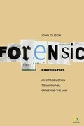 Cover: Forensic Linguistics - Continuum International Publishing Group Ltd.