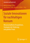Cover: Soziale Innovationen f&uuml;r nachhaltigen Konsum - Springer VS