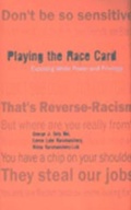 Cover: Playing the Race Card - Peter Lang Verlag