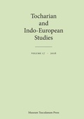 Cover: Tocharian and Indo-European Studies 17 - Museum Tusculanum Press