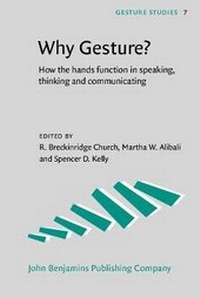 Enlarge image Cover: Why Gesture? - John Benjamins Publishing Co