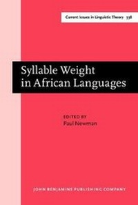 Enlarge image Cover: Syllable Weight in African Languages - John Benjamins Publishing Co