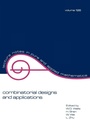 Cover: Combinatorial Designs and Applications - CRC Press