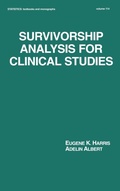 Cover: Survivorship Analysis for Clinical Studies - CRC Press
