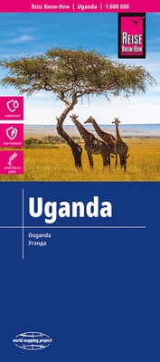 Abbildung von: Reise Know-How Landkarte Uganda (1:600.000) - Reise Know-How Verlag Peter Rump GmbH