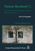 Cover: Thomas Bernhard (1931-1989). - Verlag Wissenschaft & Praxis