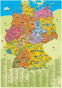 Abbildung von: Poster "Deutschland Politisch" - druckbunt Verlag GmbH