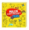Cover: Malen Schritt f&uuml;r Schritt - Tiere - D&ouml;rfler Verlag GmbH