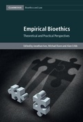 Cover: Empirical Bioethics - Cambridge University Press