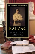 Cover: The Cambridge Companion to Balzac - Cambridge University Press