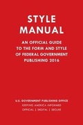 Cover: Style Manual - Bernan Press