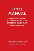 Cover: Style Manual - Bernan Press