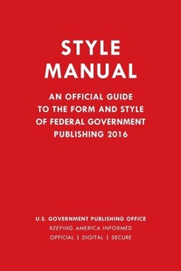 Enlarge image Cover: Style Manual - Bernan Press