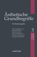 Cover: &Auml;sthetische Grundbegriffe - J.B. Metzler
