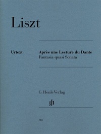 Abbildung von: Franz Liszt - Après une Lecture du Dante - Fantasia quasi Sonata - Henle, Günter