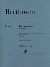 Abbildung von: Ludwig van Beethoven - Klaviersonaten, Band II - Henle, Günter