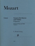 Cover: Wolfgang Amadeus Mozart - Violinsonaten, Fragmente - Henle, G&uuml;nter