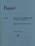 Cover: Gabriel Faur&eacute; - Violinsonate Nr. 2 e-moll op. 108 - Henle, G&uuml;nter