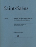 Cover: Camille Saint-Sa&euml;ns - Violoncellosonate Nr. 1 c-moll op. 32 - Henle, G&uuml;nter