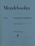 Cover: Felix Mendelssohn Bartholdy - Venetianische Gondellieder . f&uuml;r Klavier - Henle, G&uuml;nter