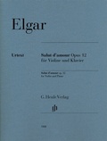 Cover: Edward Elgar - Salut d'amour op. 12 f&uuml;r Violine und Klavier - Henle, G&uuml;nter