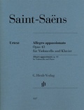 Cover: Camille Saint-Sa&euml;ns - Allegro appassionato op. 43 f&uuml;r Violoncello und Klavier - Henle, G&uuml;nter