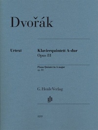 Abbildung von: Antonín Dvorák - Klavierquintett A-dur op. 81 - Henle, Günter