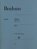 Cover: Johannes Brahms - Walzer op. 39 - Henle, G&uuml;nter