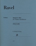 Cover: Maurice Ravel - Violinsonate G-Dur - Henle, G&uuml;nter