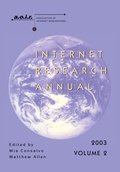 Cover: Internet Research Annual - Peter Lang Verlag