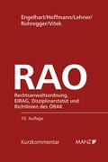 Cover: Rechtsanwaltsordnung RAO - Manz