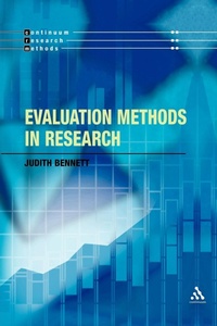 Enlarge image Cover: Evaluation Methods in Research - Continuum International Publishing Group Ltd.