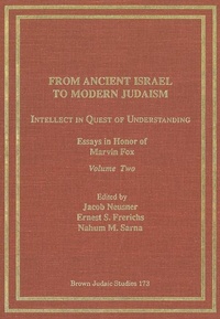 Enlarge image Cover: From Ancient Israel to Modern Judaism: Intellect in Quest of Understanding Vol. 2 - Wipf & Stock Publishers