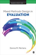 Cover: Mixed Methods Design in Evaluation - SAGE Publications Inc